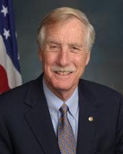 Official portrait of Angus S. King Jr.